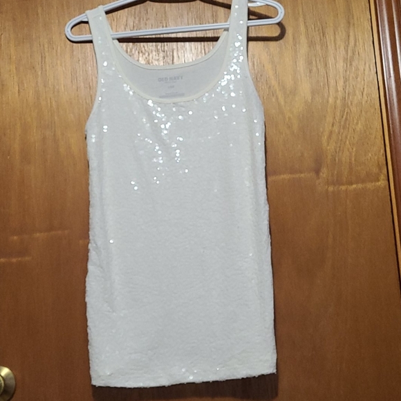 Shiney White Tank Top - Old Navy - Picture 3 of 4